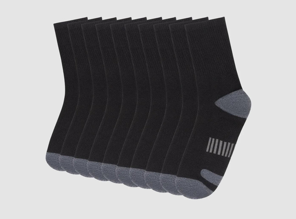 FitVille SportStep Athletic Mid Socken 5 - Paar Bundle (f¨¹r Herren) - 2