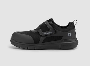 FitVille Herren Velcro ToeShield Sicherheitsschuhe V1 - 1